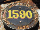 american locomotive id plate 800