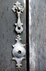 51 iron lever knocker photographed in nicaragua 800