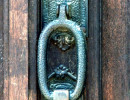 85 brass ring knocker photographed in antigua  guatemala 800