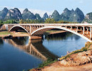 33 bridge over the xi river south of yanghshou  china 800