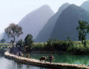 9 foot bridge in southern china near scenic yangshou 800