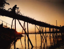 2 bamboo bridge crossing the mekong river in thailand 800aa