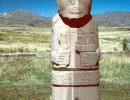 19 ponce stela in the sunken courtyard of tiwanaku  bolivia 800