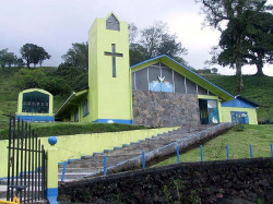 2 modern church near volcano poas in costa rica 800