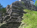 28 maya pyramid partially uncovered at tikal  guatemala